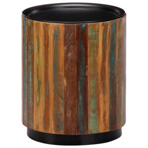 Stolik kawowy, 38 x 45 cm, lite drewno z odzysku
