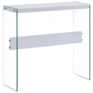 Stolik konsolowy, biały, 82x29x75,5 cm, MDF