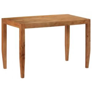 Stół do jadalni, lite drewno akacjowe, 120x60x78 cm, brązowy