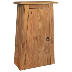 Wisząca szafka łazienkowa, drewno sosnowe z odzysku, 42x23x70cm