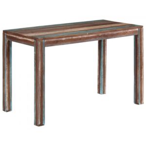 Stół do jadalni z litego drewna, vintage, 118 x 60 x 76 cm