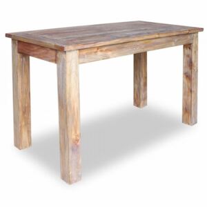 Stół do jadalni z litego drewna odzyskanego, 120x60x77 cm