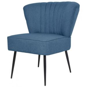 Fotel do salonu koktajlowy niebieski
