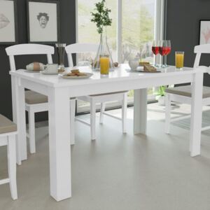 Stół jadalniany 140x80x75 cm biały