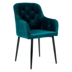 Krzesło tapicerowane hy-dc030 zielony welur