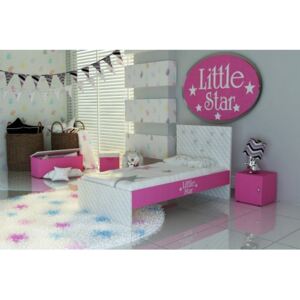 Łóżko dla dziecka Stars 4 kolory, tapicerowane