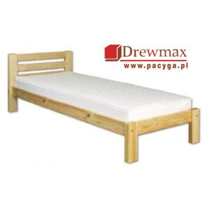 Łóżko sosnowe LK 127 Drewmax - 90x200, Dąb