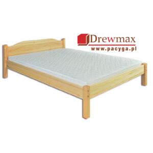 Łóżko sosnowe LK 106 Drewmax - 200x200, Dąb