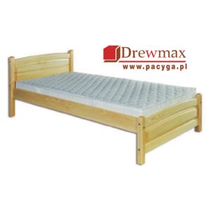 Łóżko sosnowe LK 125 Drewmax - 90x200, Dąb