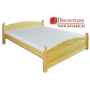 Łóżko sosnowe LK 103 Drewmax - 200x200, Dąb
