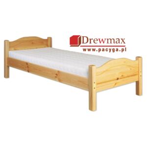 Łóżko sosnowe LK 128 Drewmax - 90x200, Dąb