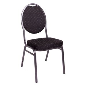 Krzesło konferencyjne wysokiej jakości Monza - czarne