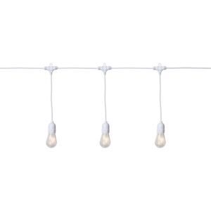 Biała ogrodowa girlanda świetlna LED Best Season String, 10 lampek