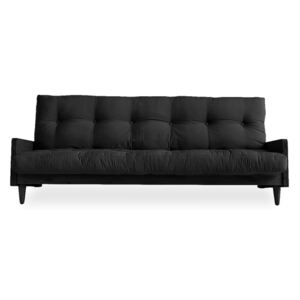 Sofa rozkładana z ciemnoszarym obiciem Karup Indie Black