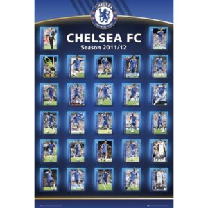 Chelsea F.C. (Zawodnicy sezonu 2011/2012) - plakat 61x91,5 cm
