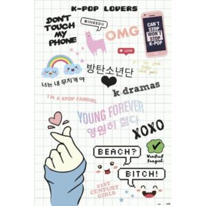 K Pop Lovers - plakat 61x91,5 cm