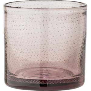 Świecznik na tealighty Bloomingville 10 cm różowy szklany