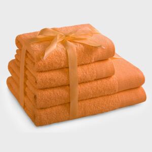 Komplet ręczników Amari pomarańczowy 140 cm