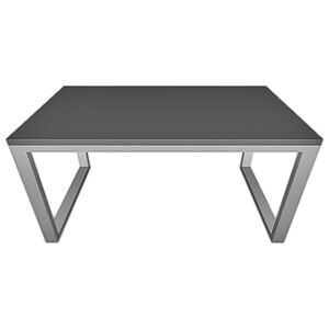 Prostokątny stół Primo 120x60 - szary
