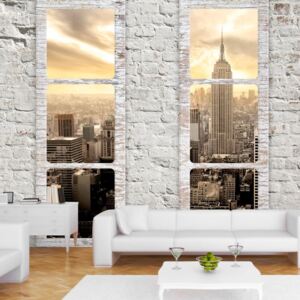 Fototapeta - Nowy Jork: widok z okna (100X70)
