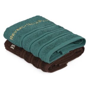 Zestaw 2 ręczników z czystej bawełny Handy, 50x90 cm