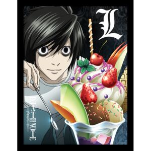 Oprawiony Obraz Death Note - L Ice Cream