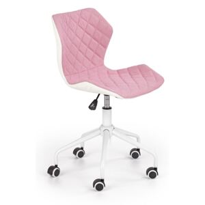 Krzesło młodzieżowe FELIX III różowy-biały