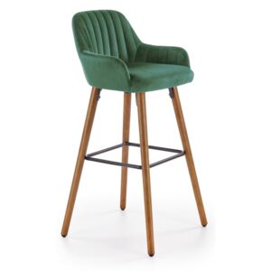 Krzesło barowe ALICE zielone