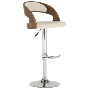 Krzesło barowe Flair Brown / Cream, l46xA41xH109 cm