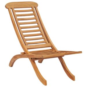 Składane krzesła ogrodowe, lite drewno tekowe