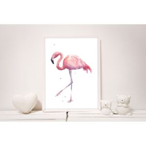 Plakat do pokoju dziecka z Flamingiem