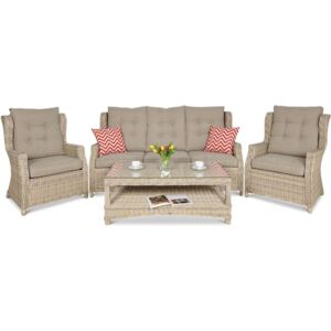 Trivento 3 Beige Meblobranie (sofa 3-osobowa) meble technorattanowe