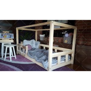 Łóżko domek drewniane dla dzieci Kalia