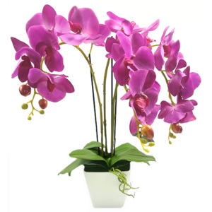 Sztuczna orchidea STORCZYK KWIATY doniczka fiolet