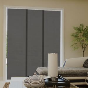 Zasłona panelowa, Przyciemniająca, Gotowa, czarna, 60x250 cm
