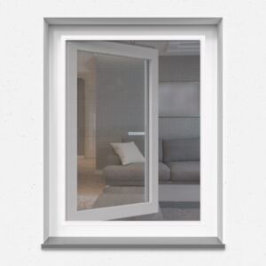 Moskitiera ramkowa okienna, biała, 60x150 cm