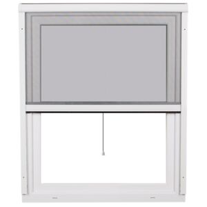 Moskitiera rolowana okienna, PCV, 2w1, Gotowa, 130x160 cm