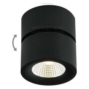 Spot LAMPA sufitowa MONE NERO Orlicki Design tuba OPRAWA metalowa LED 7W 3000K natynkowa SIENA czarna