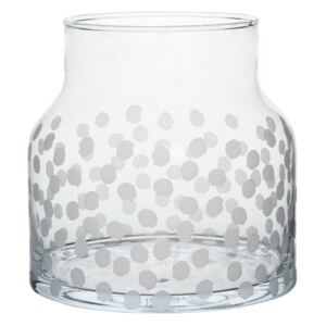 Wazon szklany (18 cm) Dots Rader