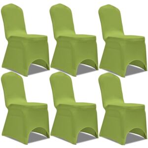 Pokrowiec na krzesło MWGROUP, zielony, zestaw 6 sztuk