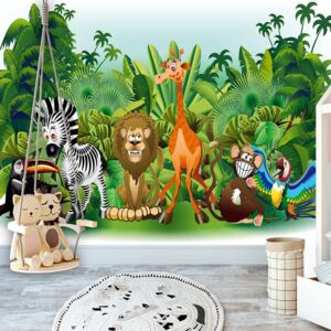 Fototapeta - Zwierzęta dżungli (100X70)