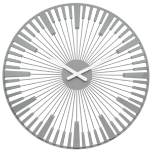 Koziol Zegar ścienny Pianino szary, śr. 45 cm