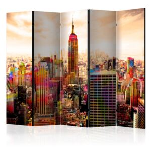 Parawan 5-częściowy - Colors of New York City III [Room Dividers] (225X172)