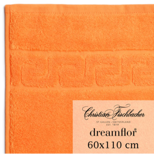 Christian Fischbacher Ręcznik duży 60 x 110 cm pomarańczowy Dreamflor®, Fischbacher
