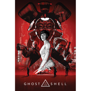 Plakat, Obraz Ghost In The Shell - Red, (61 x 91,5 cm)