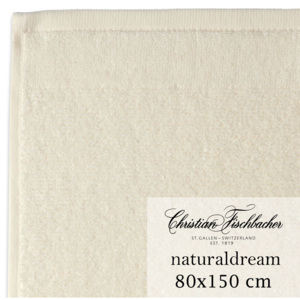 Christian Fischbacher Ręcznik kąpielowy 80 x 150 cm kremowy NaturalDream, Fischbacher
