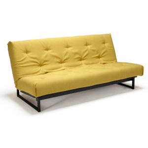 Żółta sofa rozkładana Innovation Fraction