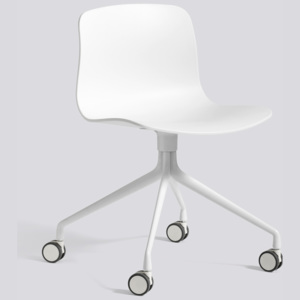 HAY krzesło ABOUT - AAC14, biały/białe aluminium