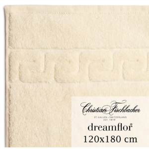 Christian Fischbacher Ręcznik kąpielowy duży 120 x 180 cm kość słoniowa Dreamflor®, Fischbacher