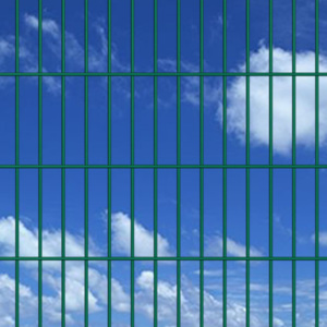 Panele ogrodzeniowe 2D, 2008x1830 mm, 40 m, zielone